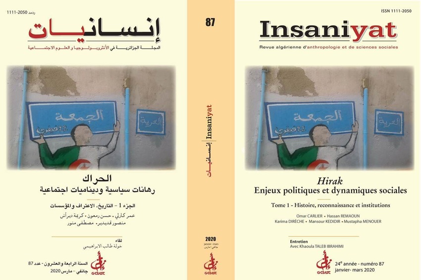cover_caption 87 – Hirak, Political Issues and Social Dynamics – Volume 1 : History, Recognition and Institutions